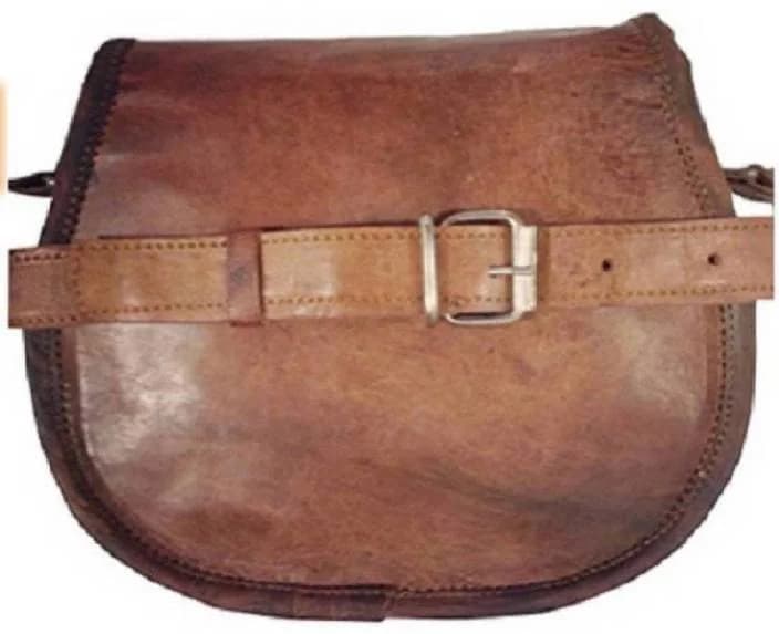 IndiFash - 11″9 Crossbody Handcrafted Small Leather Sling Bag for Women | 100% Genuine Leather thumbnail 2