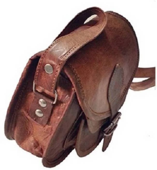IndiFash - 11″9 Crossbody Handcrafted Small Leather Sling Bag for Women | 100% Genuine Leather thumbnail 3
