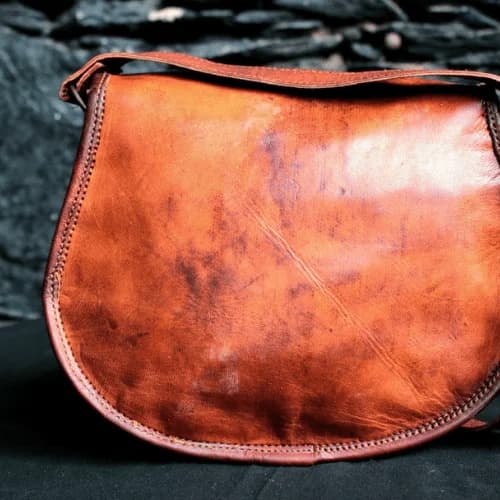 IndiFash - Crossbody Handcrafted Leather Sling Bag for Women | 100% Genuine Leather thumbnail 2