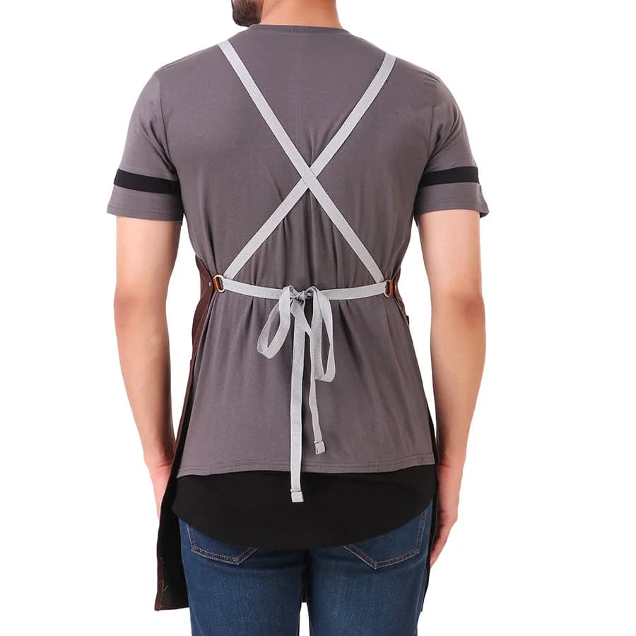 2 Pocket Brown Apron thumbnail 2