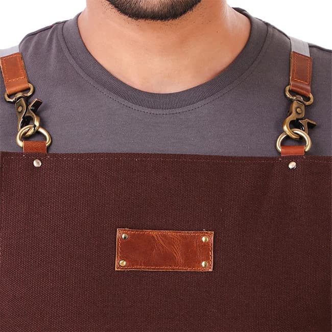 2 Pocket Brown Apron thumbnail 4