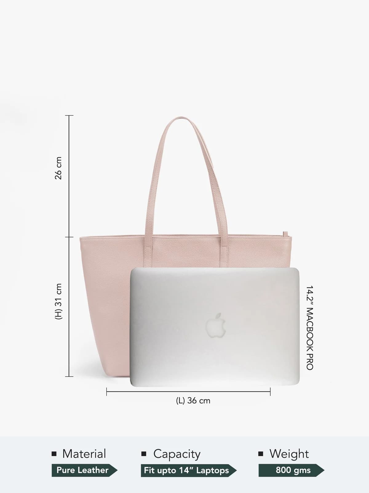 365 Days Tote (Nude Pink) thumbnail 3