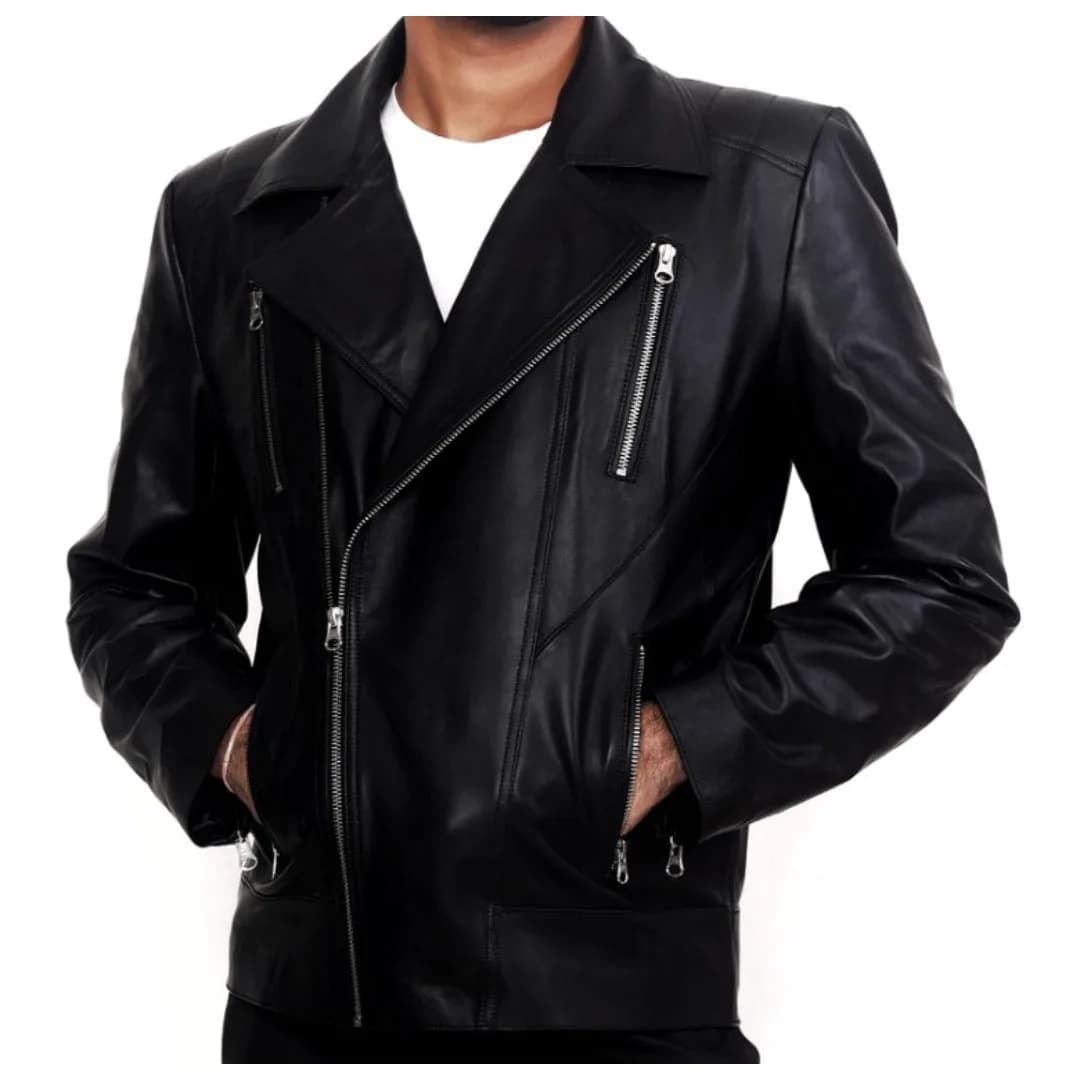 90 Feet Craftitude Lightweight Premium Leather Cruise Jacket thumbnail 2