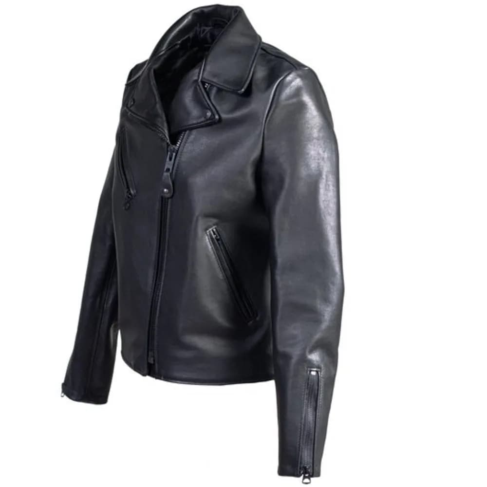 Aliya Moto Leather Jacket for Women thumbnail 2