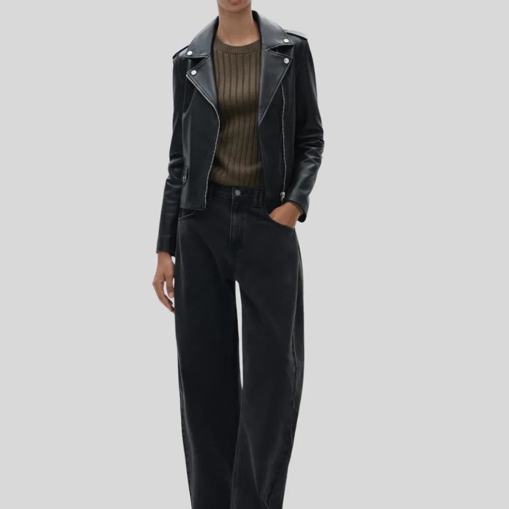 Amaira Genuine Leather Jacket For Women thumbnail 2