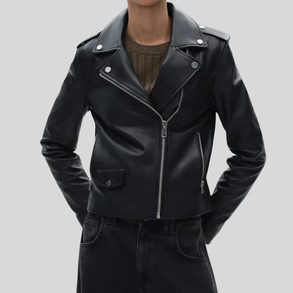 Amaira Genuine Leather Jacket For Women thumbnail 5