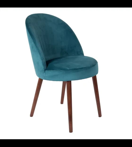 Bar Stools Modern Velvet Swivel petrol blue color thumbnail 4