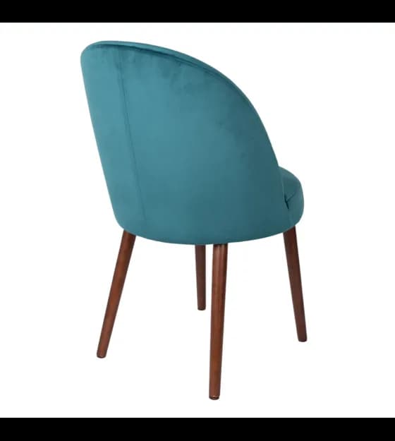 Bar Stools Modern Velvet Swivel petrol blue color thumbnail 5