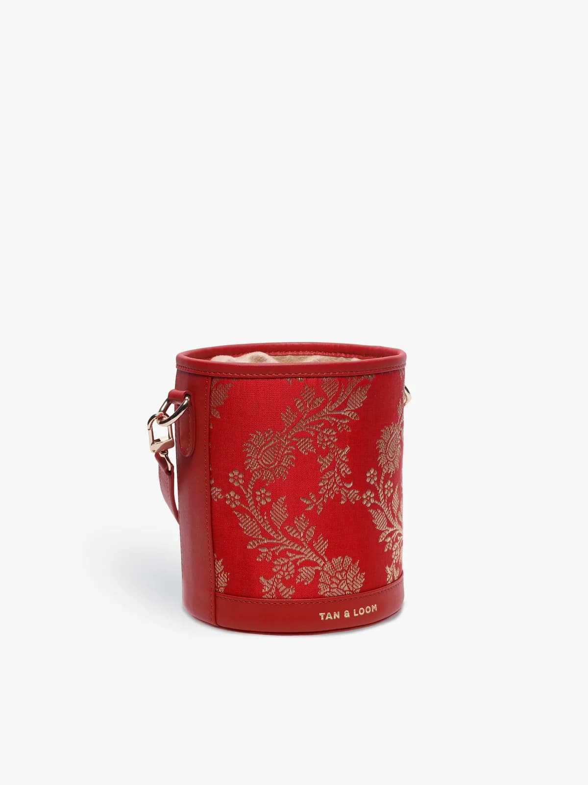 Barrel Potli (Bridal Red Brocade) thumbnail 4