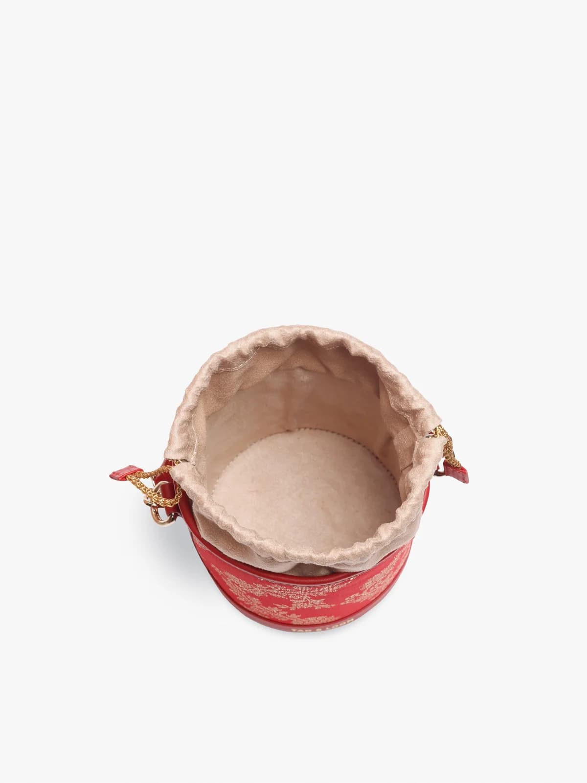 Barrel Potli (Bridal Red Brocade) thumbnail 5