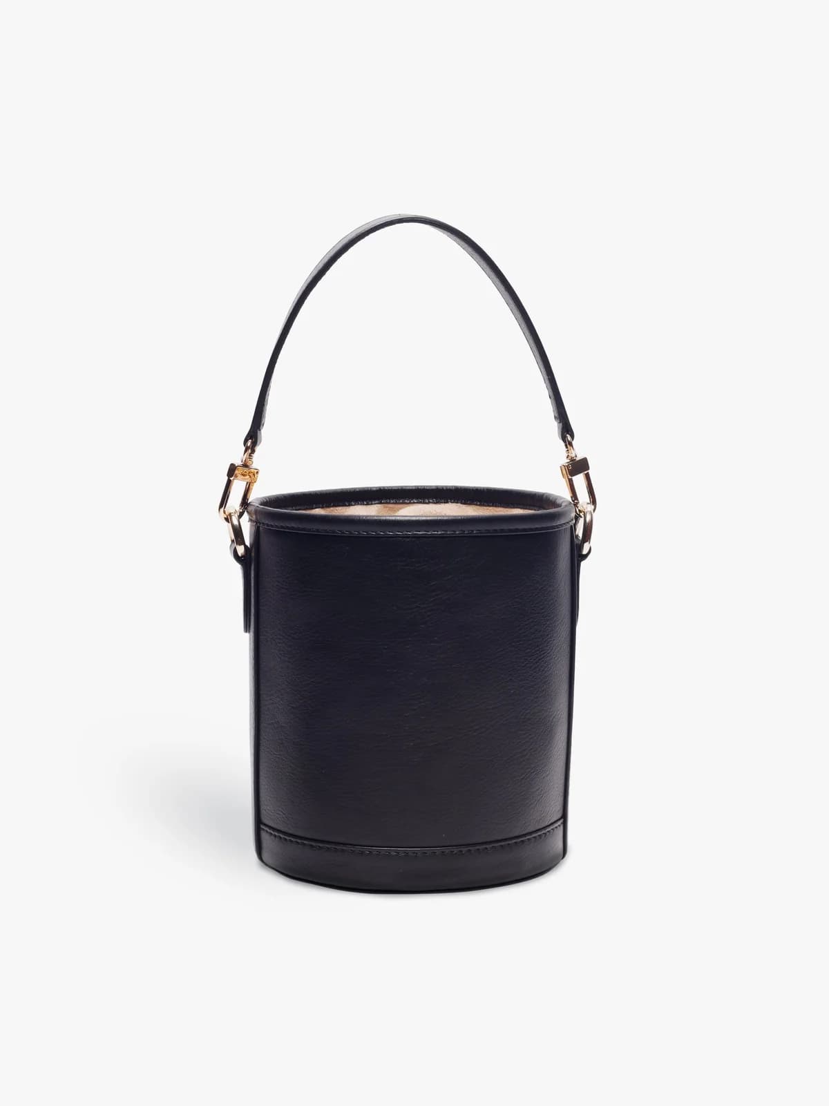 Barrel Potli (Classic Black Leather) thumbnail 4