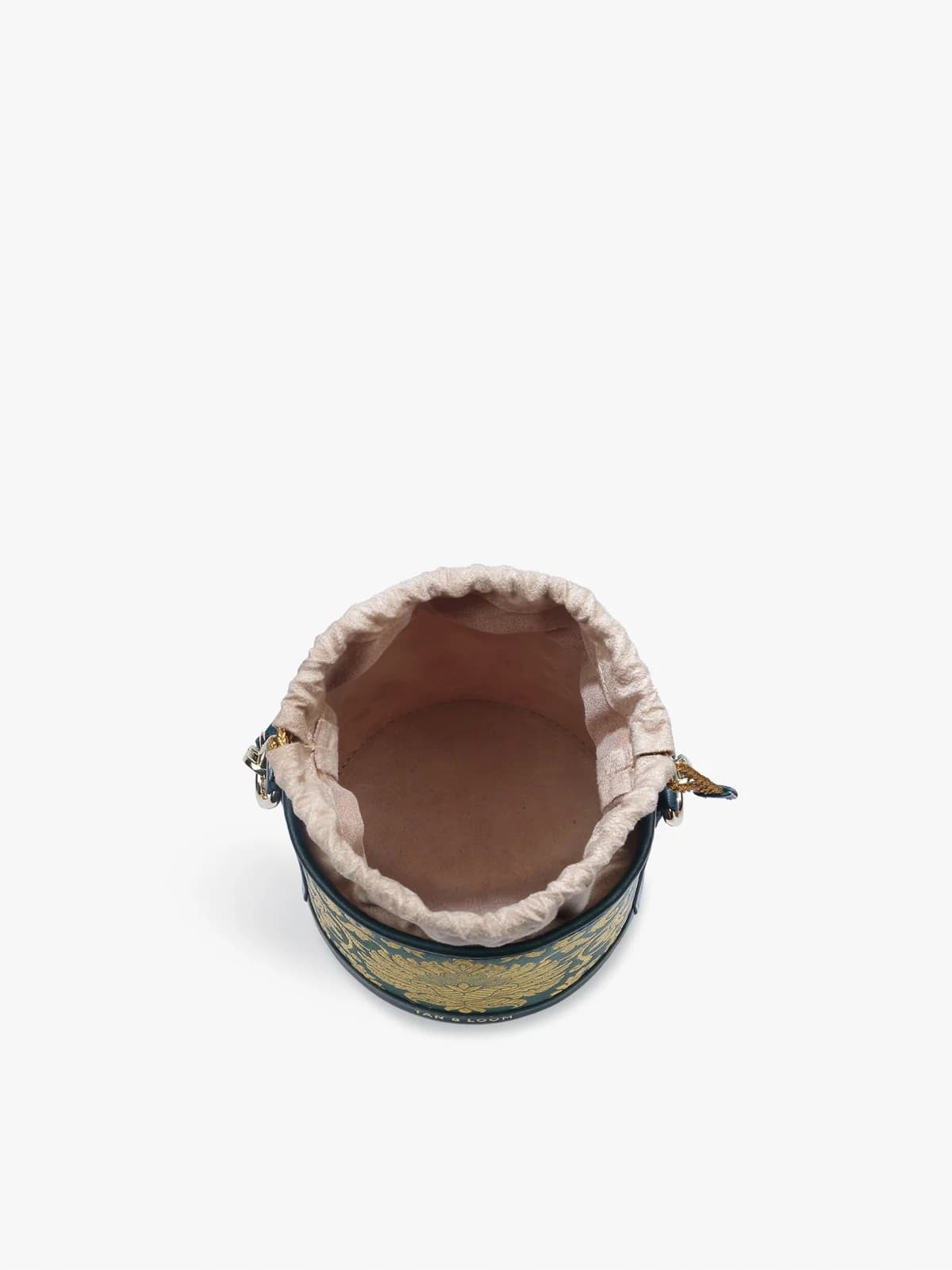 Barrel Potli (Forrest Green Brocade) thumbnail 4