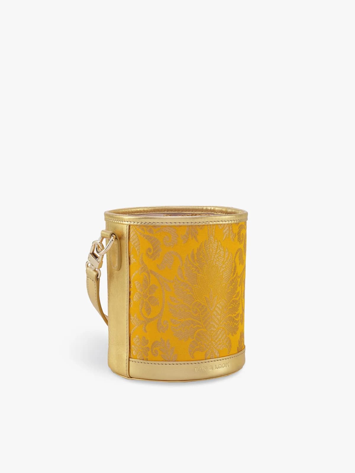 Barrel Potli (Marigold Brocade) thumbnail 3