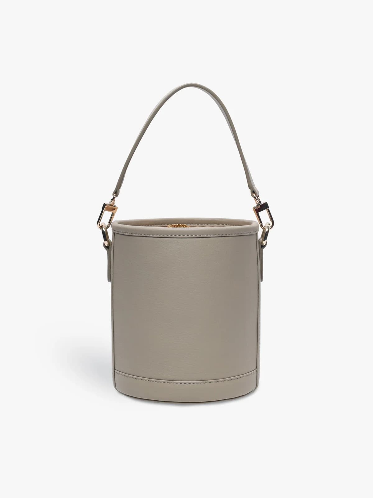 Barrel Potli (Stone Grey Leather) thumbnail 2