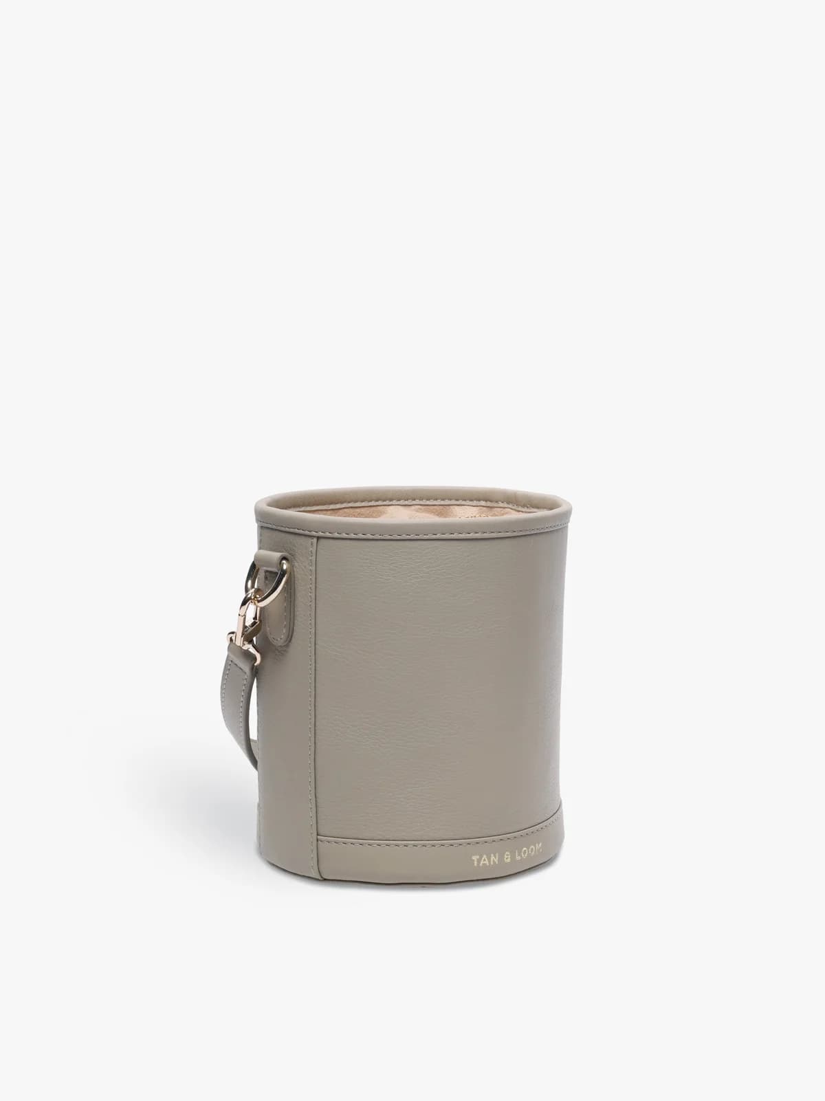 Barrel Potli (Stone Grey Leather) thumbnail 3