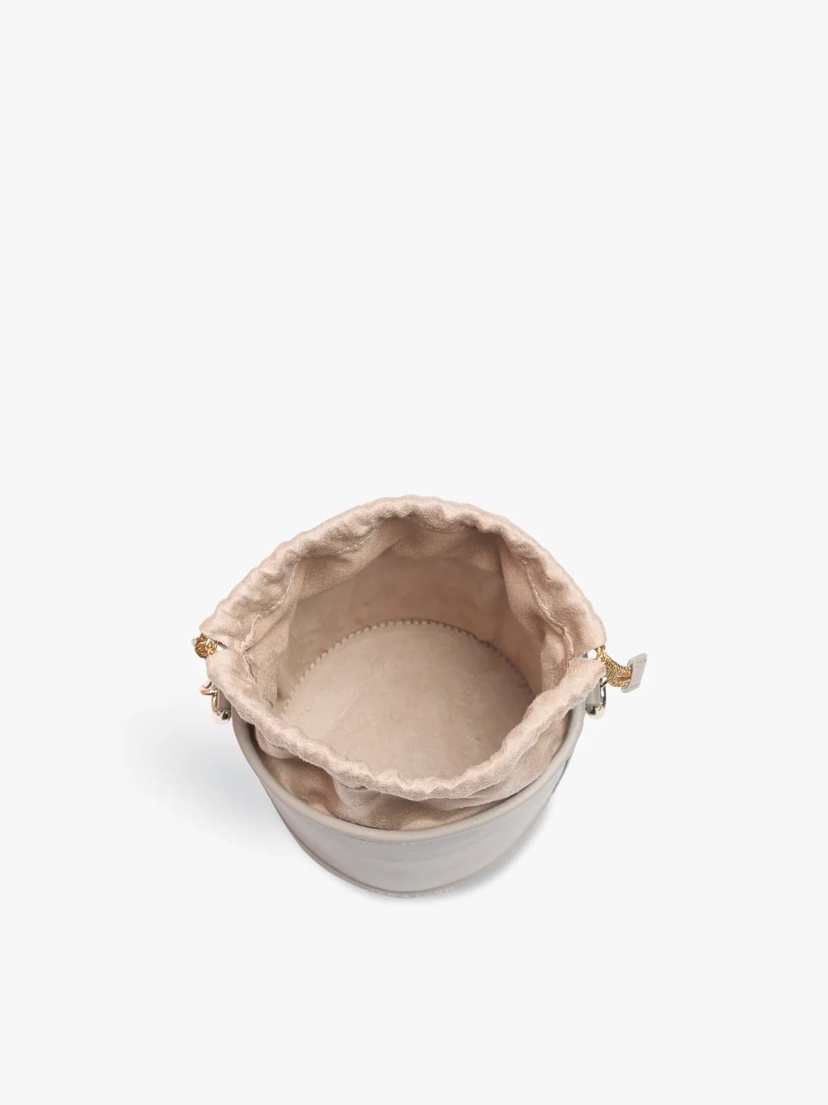 Barrel Potli (Stone Grey Leather) thumbnail 4