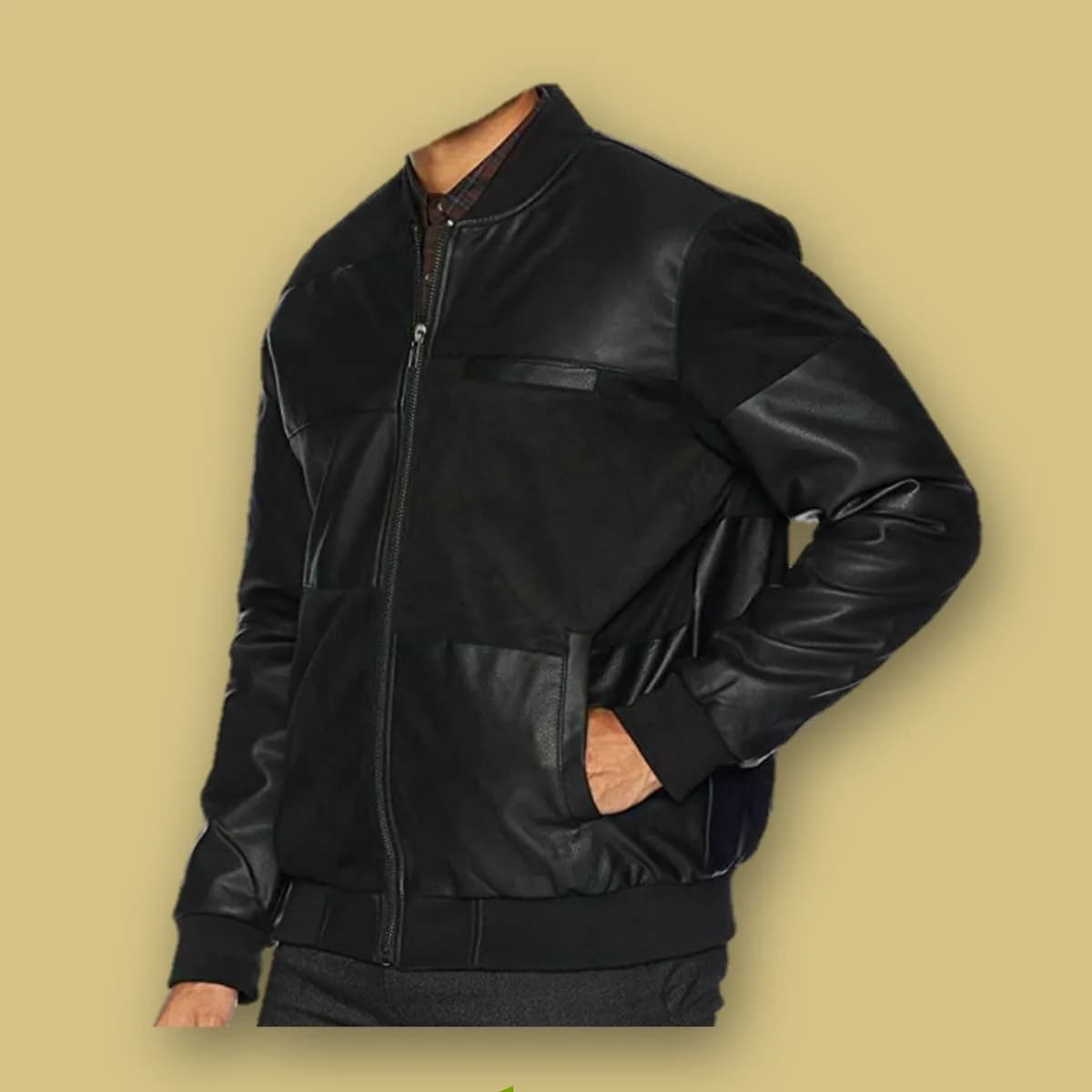 Bila Genuine Leather and seude Jacket for men -A thumbnail 2