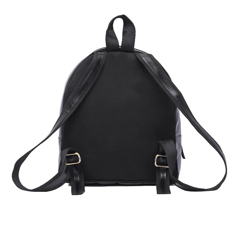Black Leather Backpack thumbnail 4
