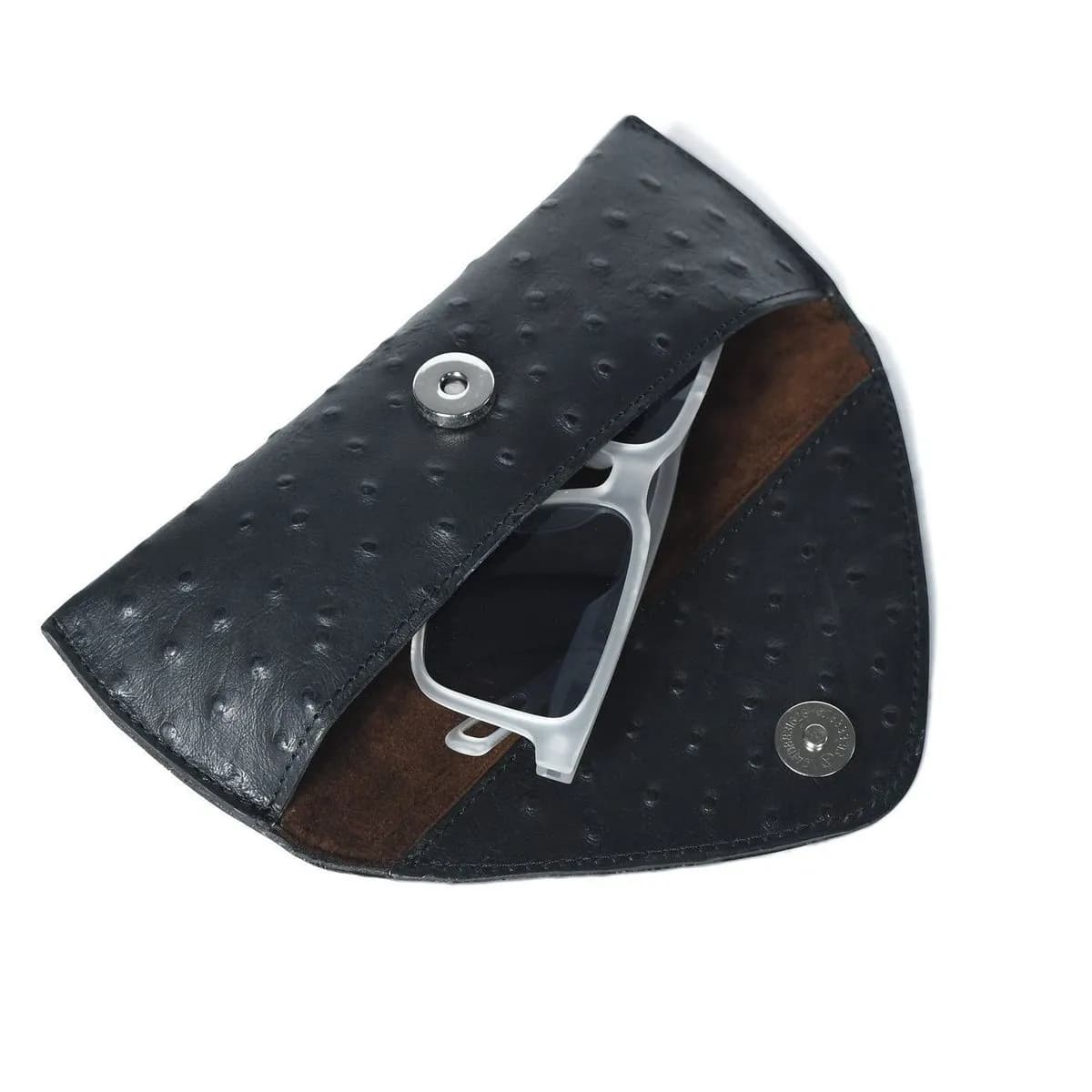 Black Pebble Textured Sunglass Case thumbnail 5