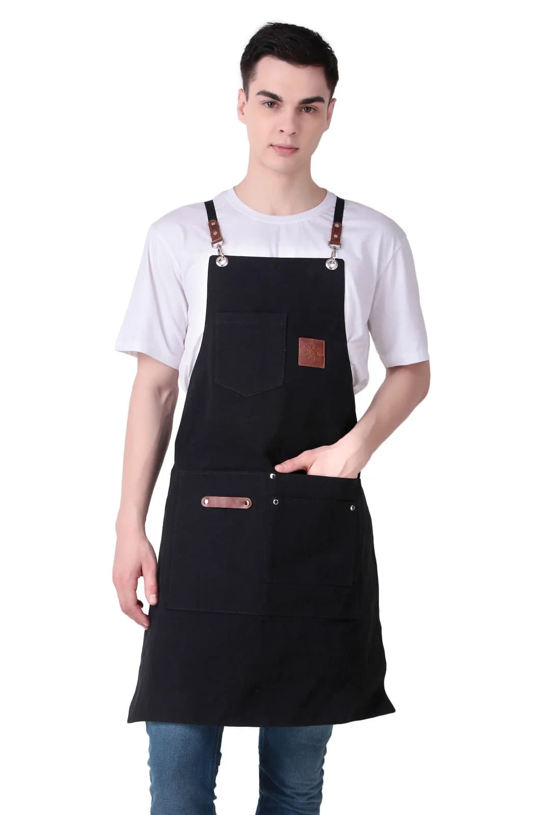 Black Service Apron
