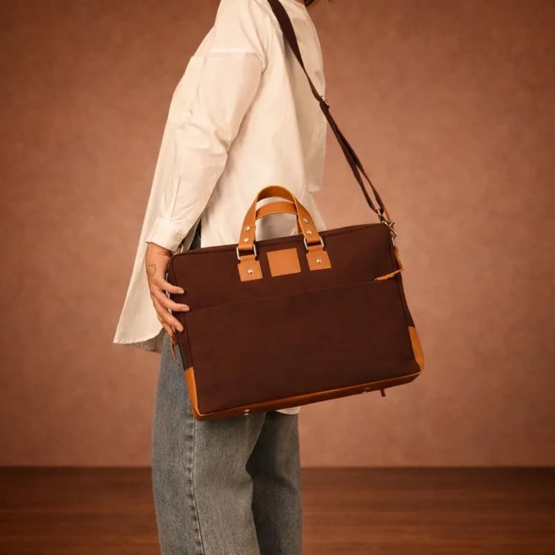 Breeze Canvas Laptop Bag 002 thumbnail 6