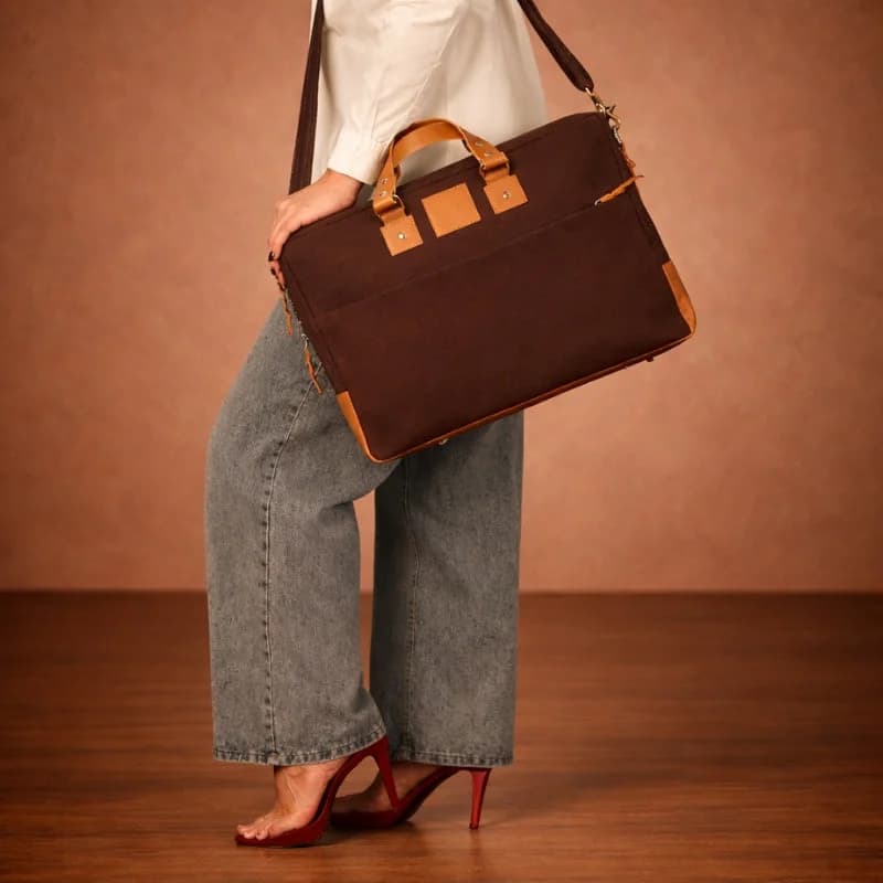 Breeze Canvas Laptop Bag 002 thumbnail 7