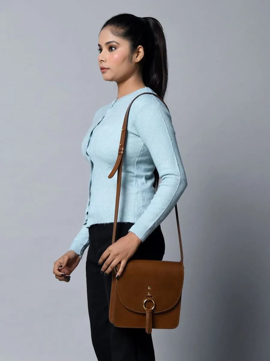 Brown Elegance Crossbody Sling Bag thumbnail 12