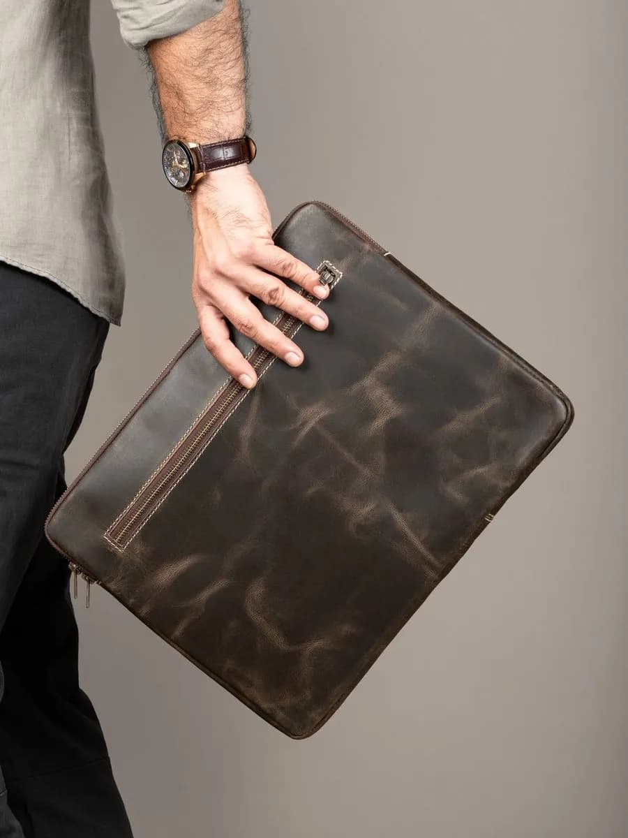 Brown Laptop Sleeve thumbnail 2