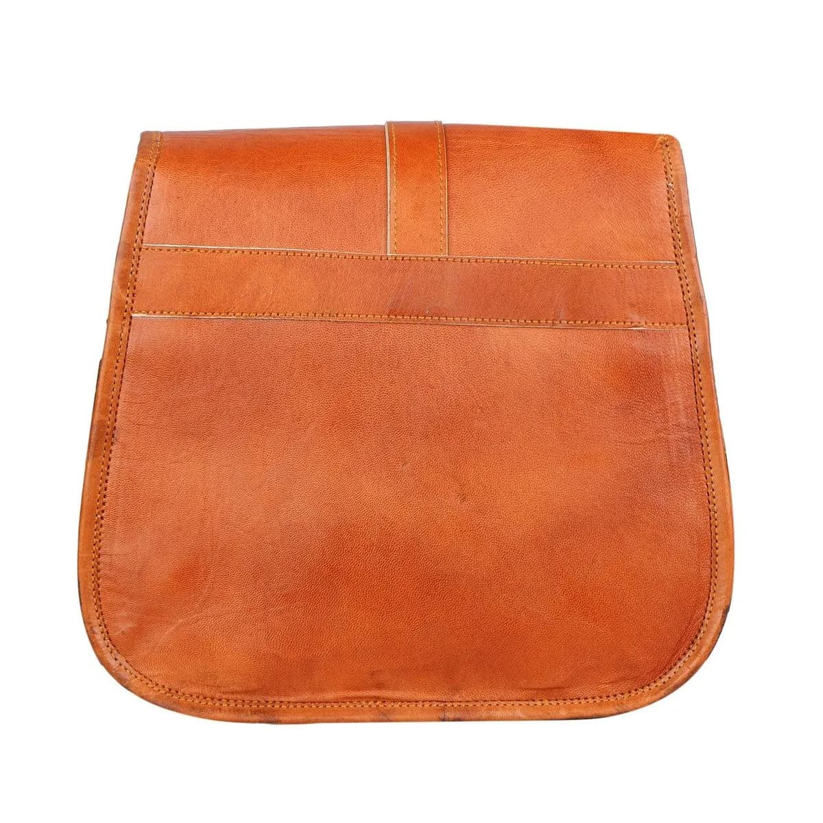 Brown Leather Crossbody Satchel For Women thumbnail 5