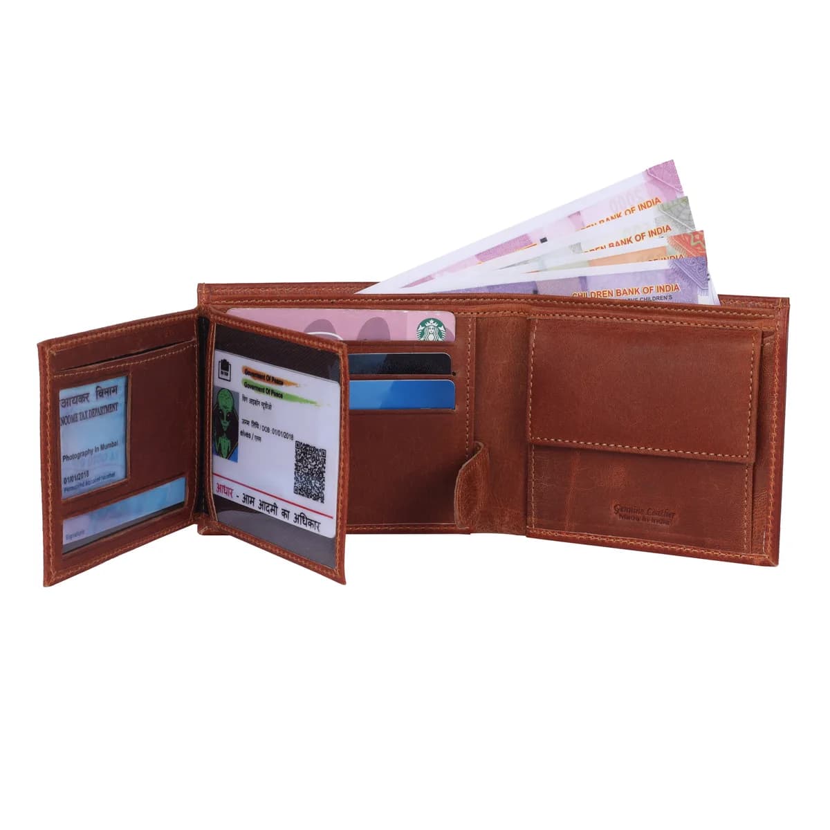 Bullrider 007 Genuine Leather Mens Wallet thumbnail 3