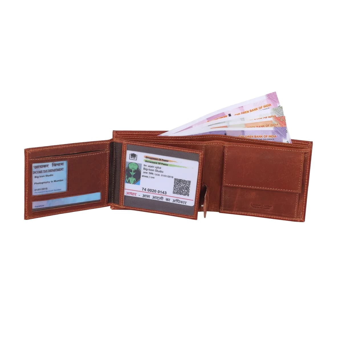 Bullrider 007 Genuine Leather Mens Wallet thumbnail 7