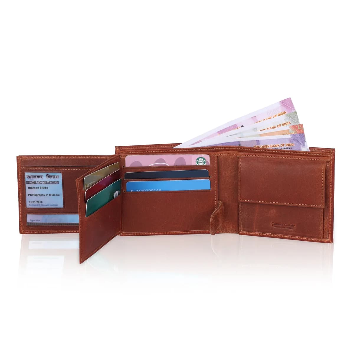 Bullrider 007 Genuine Leather Mens Wallet thumbnail 9