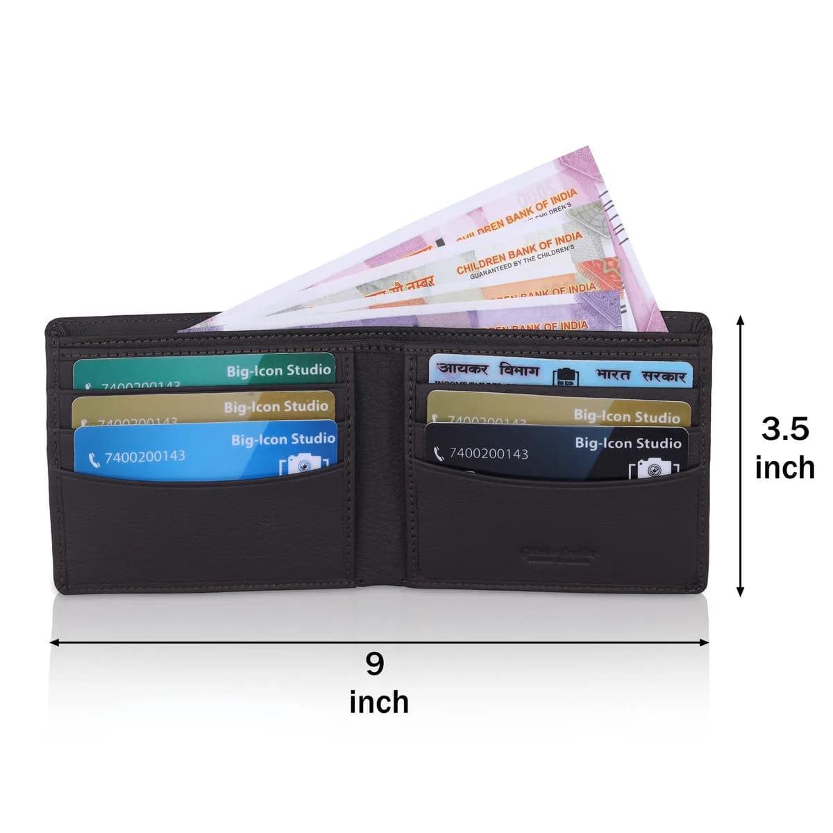 Bullrider 011 Genuine Leather Mens Wallet thumbnail 13