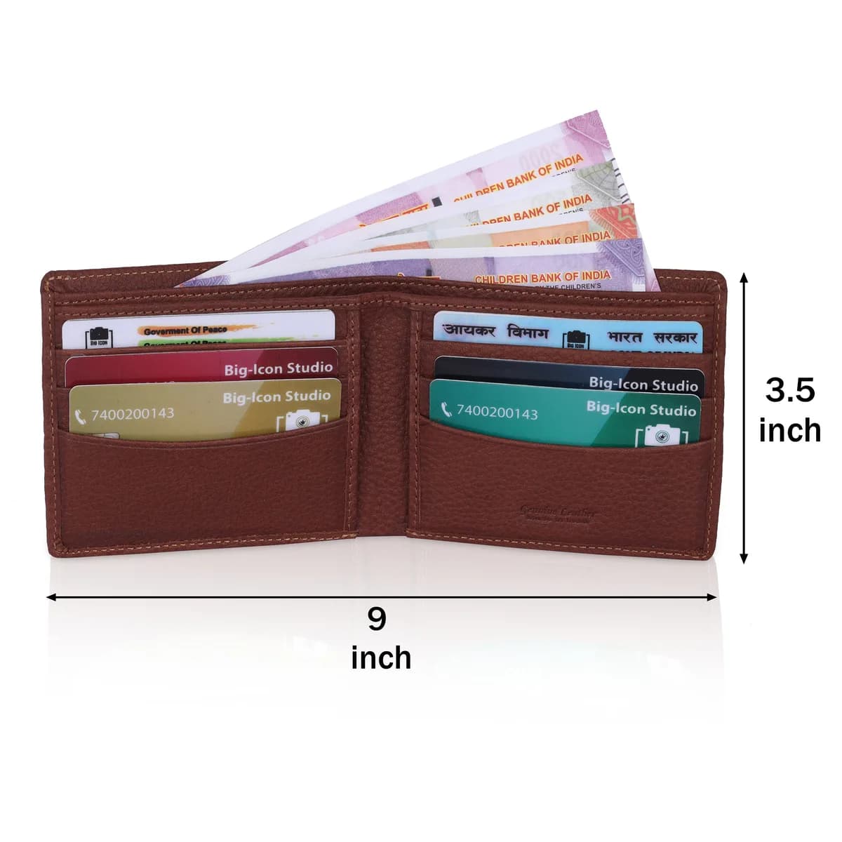 Bullrider 011 Genuine Leather Mens Wallet thumbnail 4
