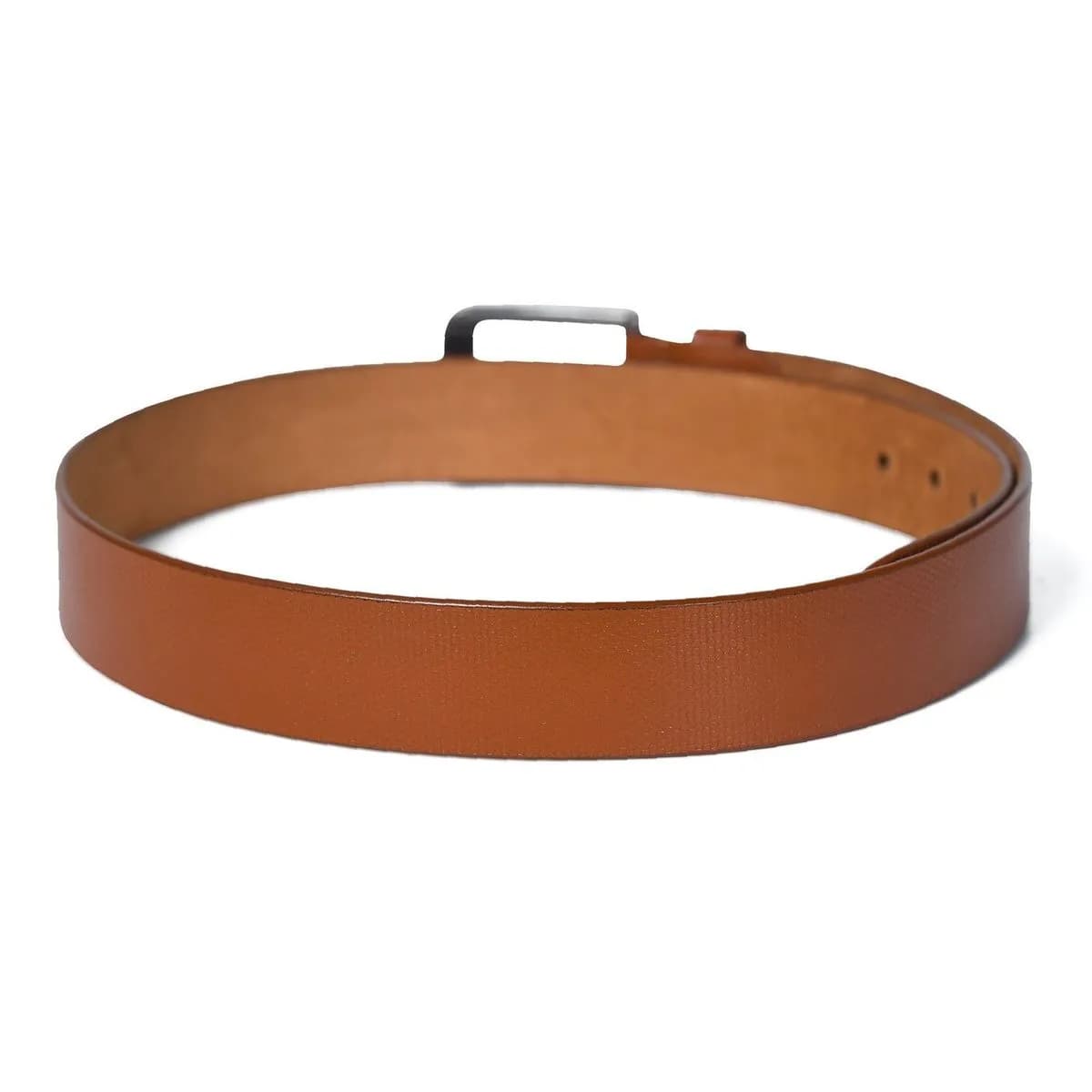Casual Tan Genuine Leather Men's Belt thumbnail 5