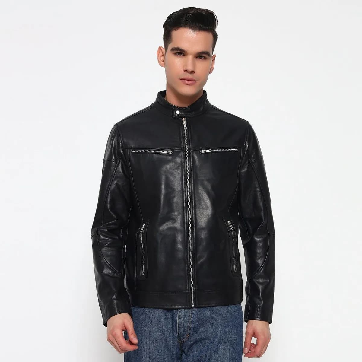 City Rider Black Leather Jacket