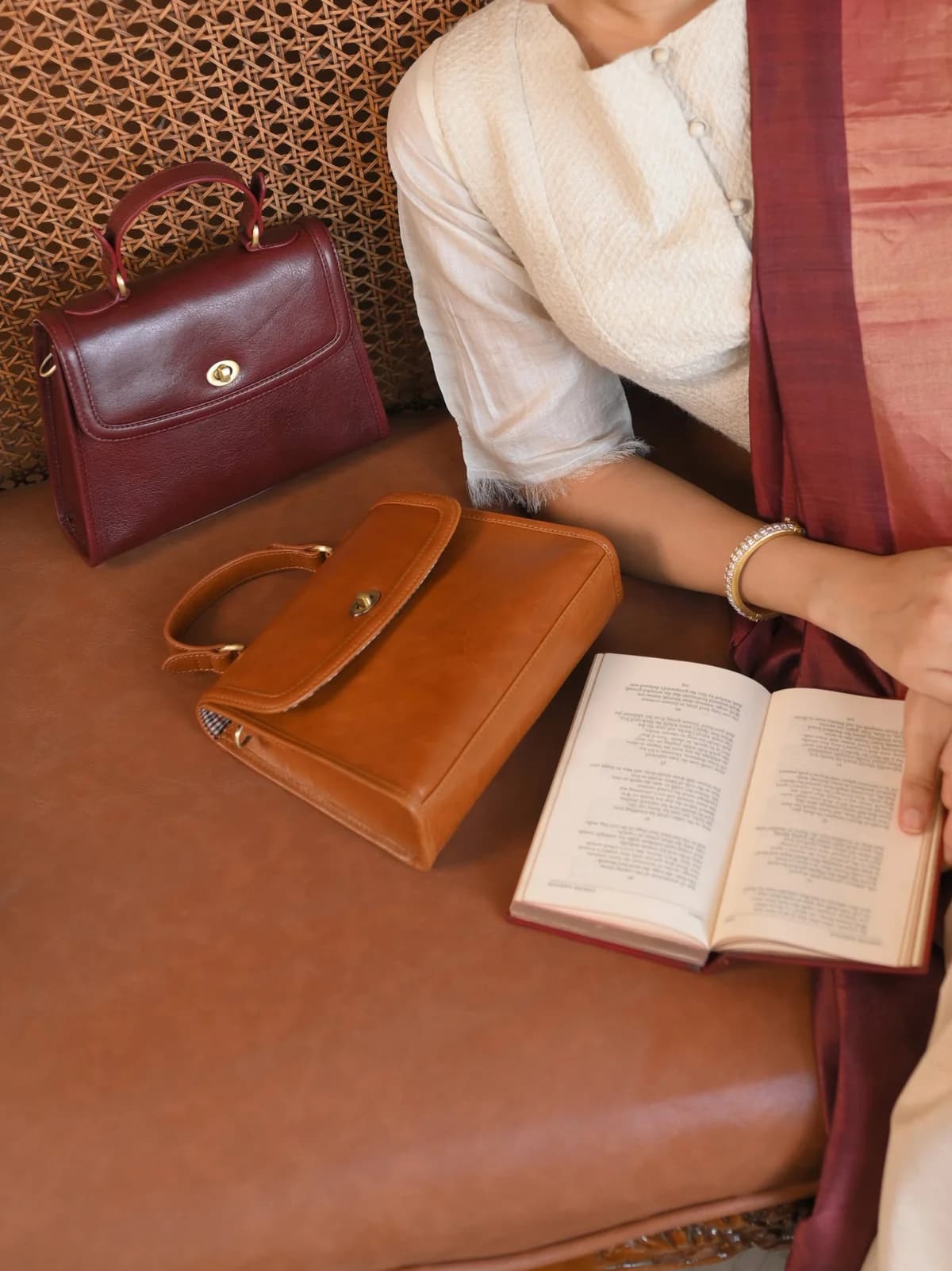 Mini City Satchel (Chestnut Brown) thumbnail 2