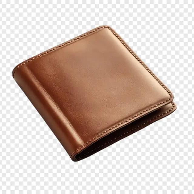 Classic Bi-Fold Leather Coin Case