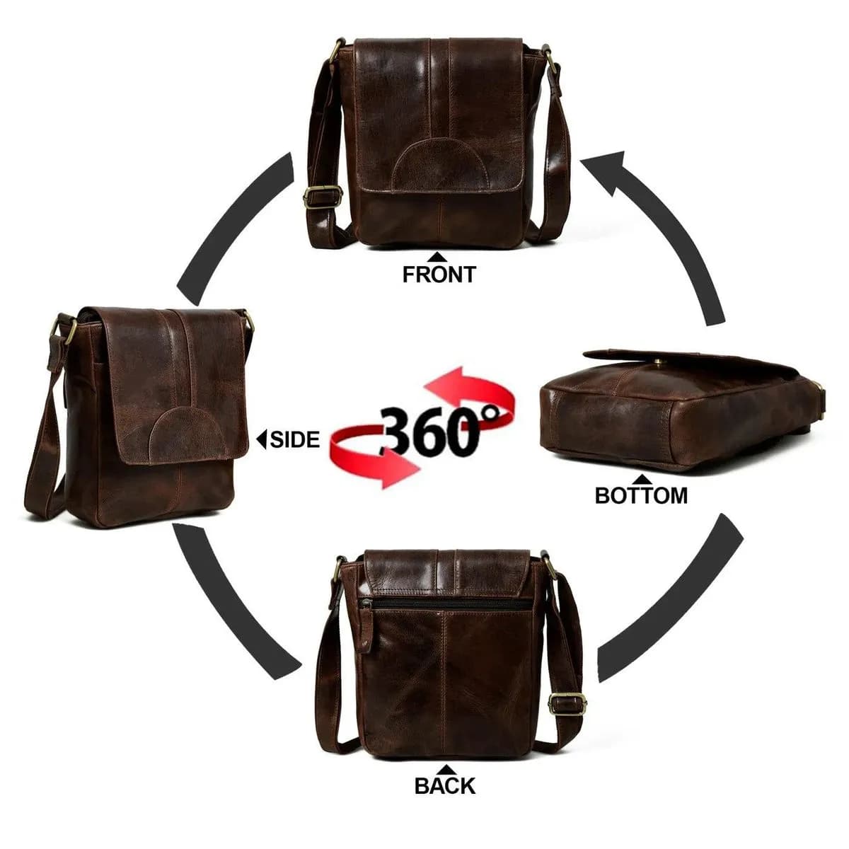 Cocoa Classic Messenger Bag thumbnail 4