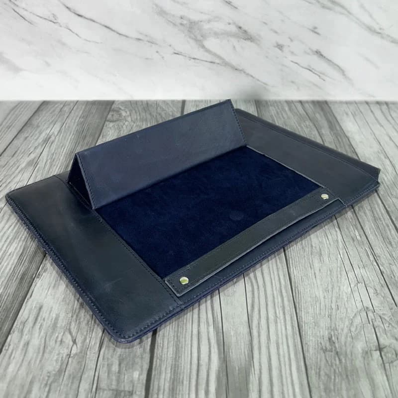 Convertible Leather Laptop Sleeve thumbnail 12
