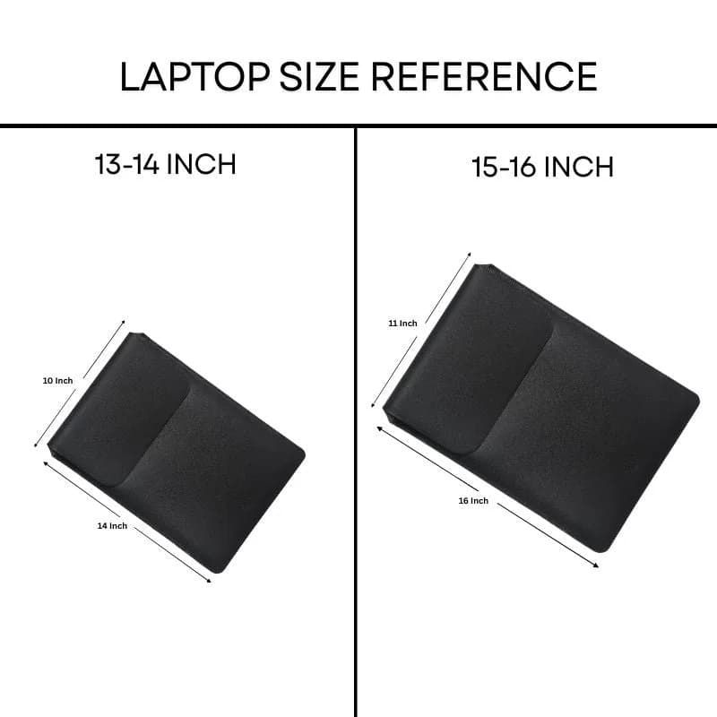 Convertible Leather Laptop Sleeve thumbnail 4