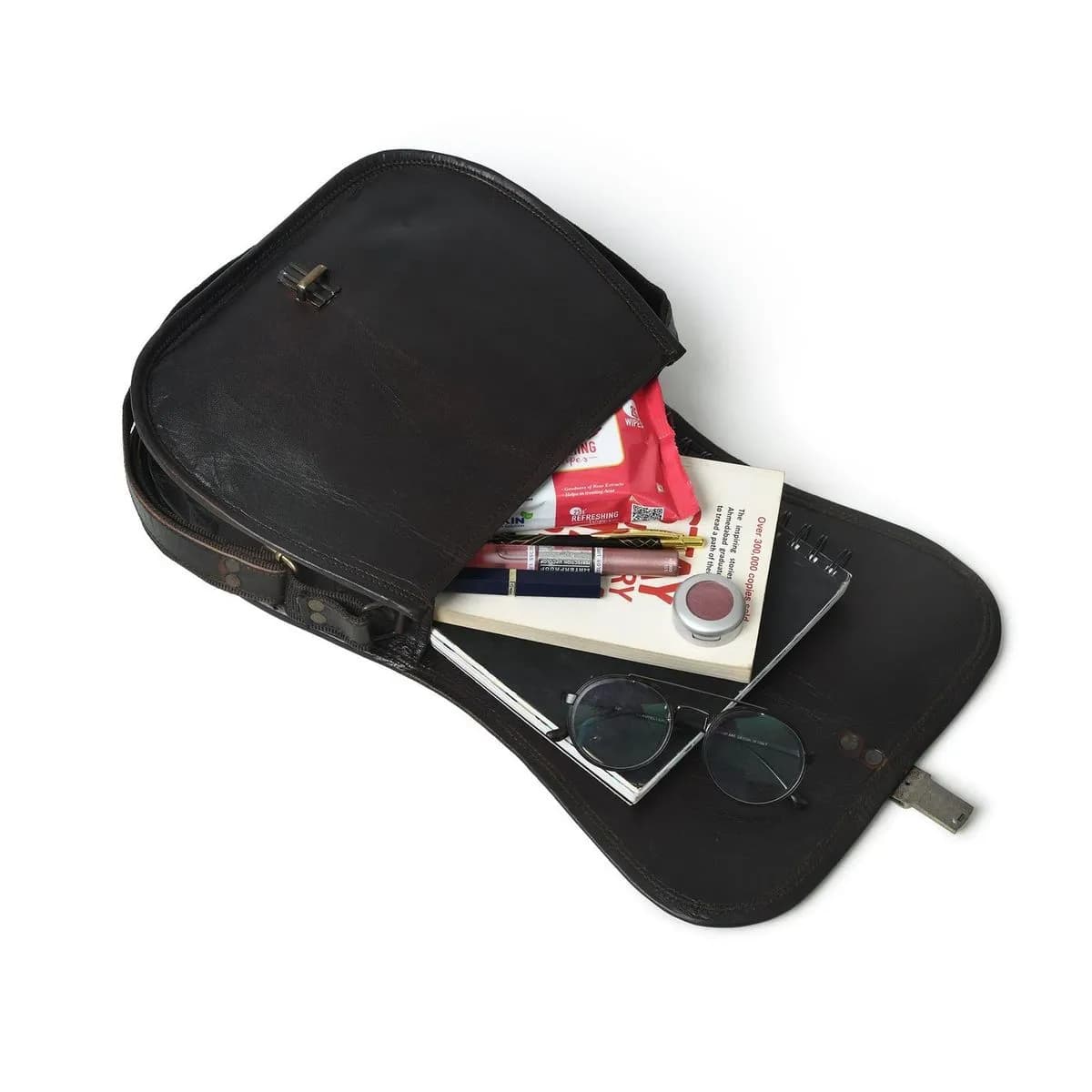 Zamora Black Crossbody Bag thumbnail 6