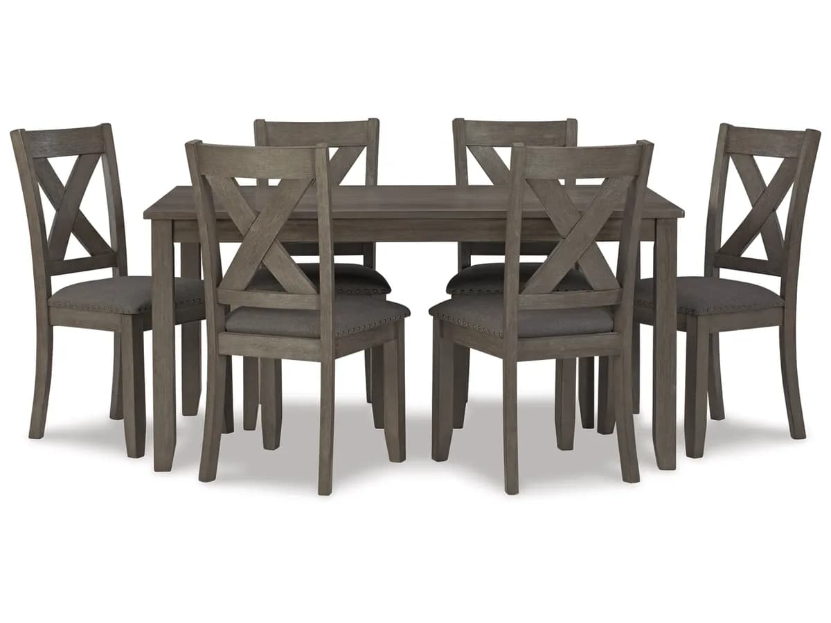 Dining Table and 6 Chairs Set thumbnail 4