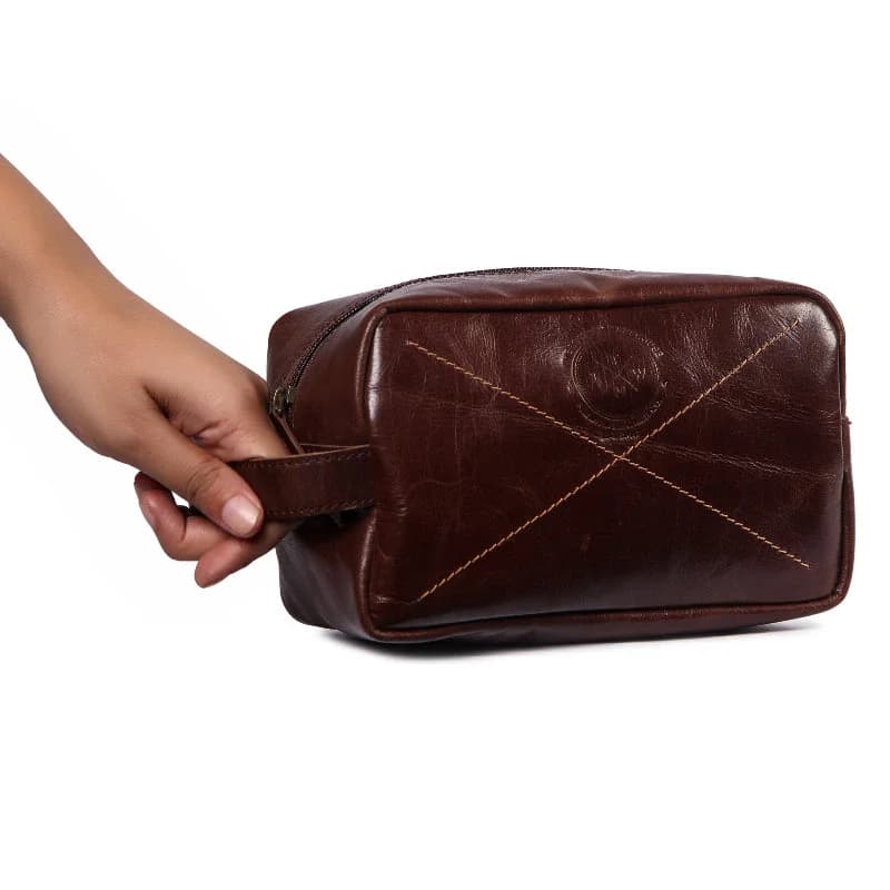 Leather Dopp Kit thumbnail 6