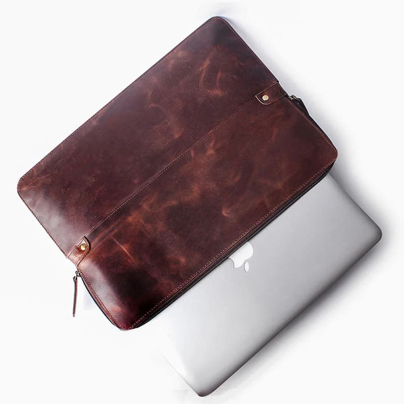 Dual Leather Sleeve Rust thumbnail 6