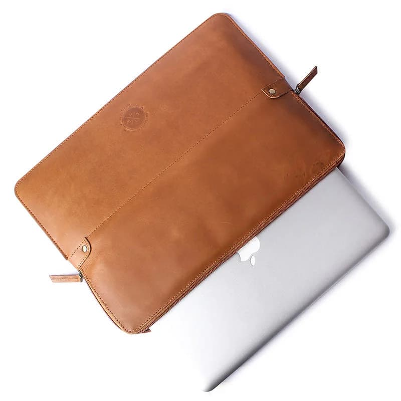 Dual Leather Sleeve Tan thumbnail 2