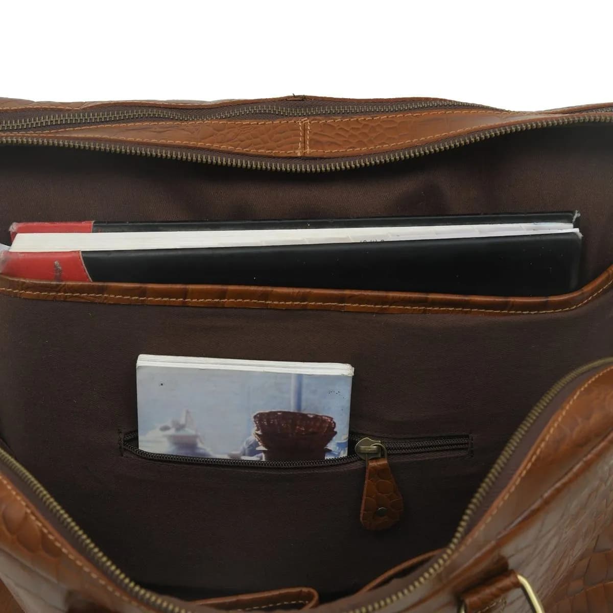 Easton Premium Buffalo Leather Laptop Office Briefcase thumbnail 11
