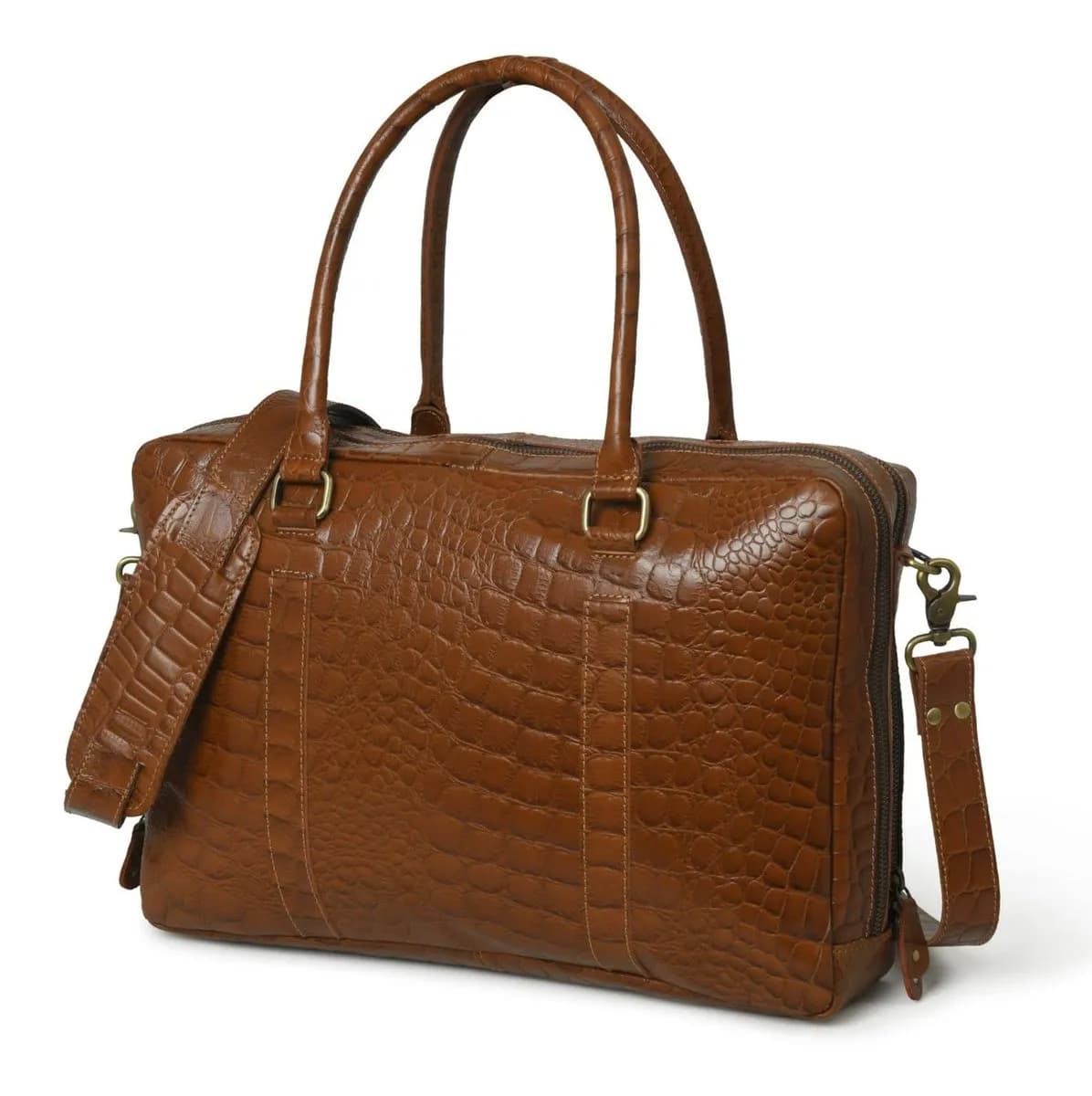 Easton Premium Buffalo Leather Laptop Office Briefcase thumbnail 3