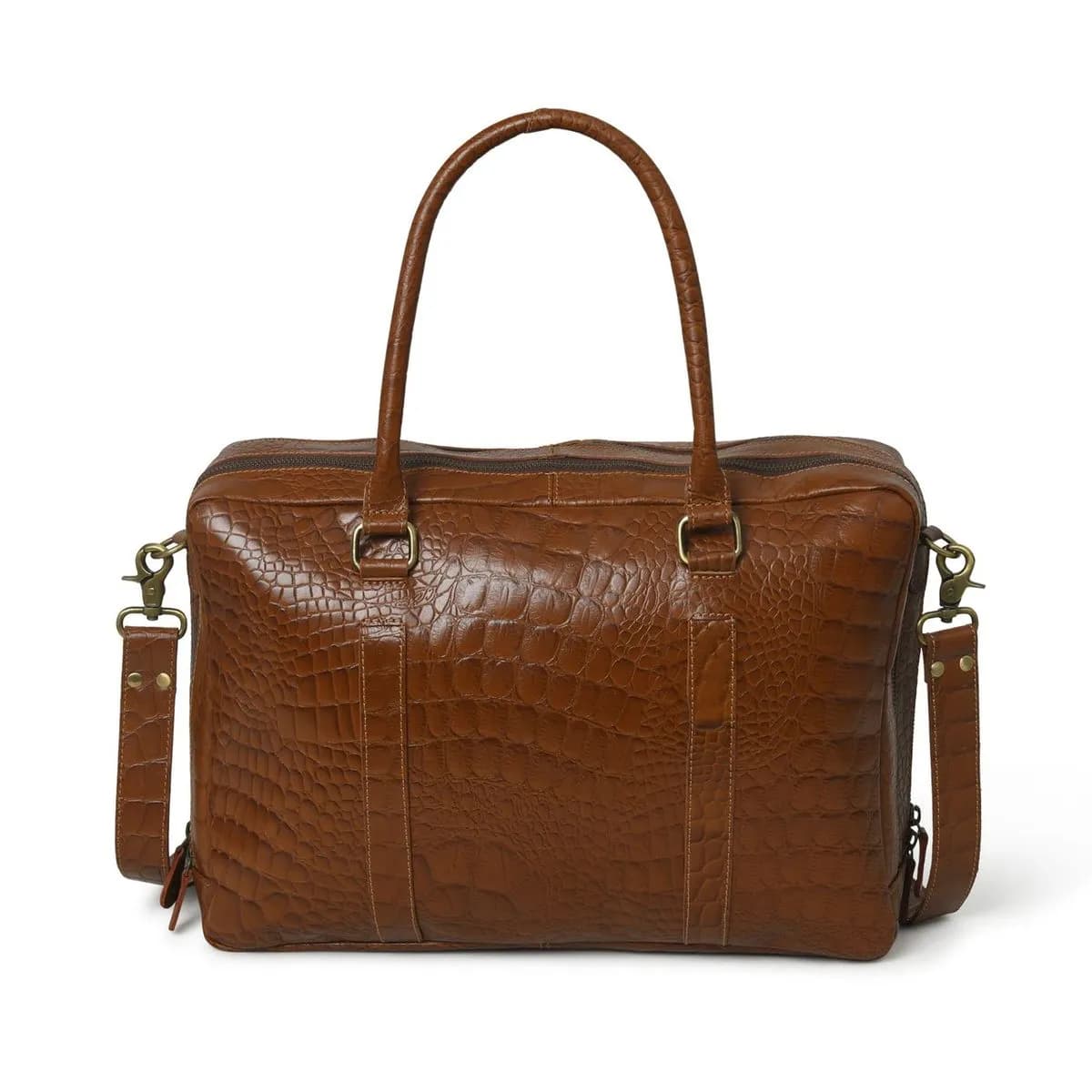 Easton Premium Buffalo Leather Laptop Office Briefcase thumbnail 5