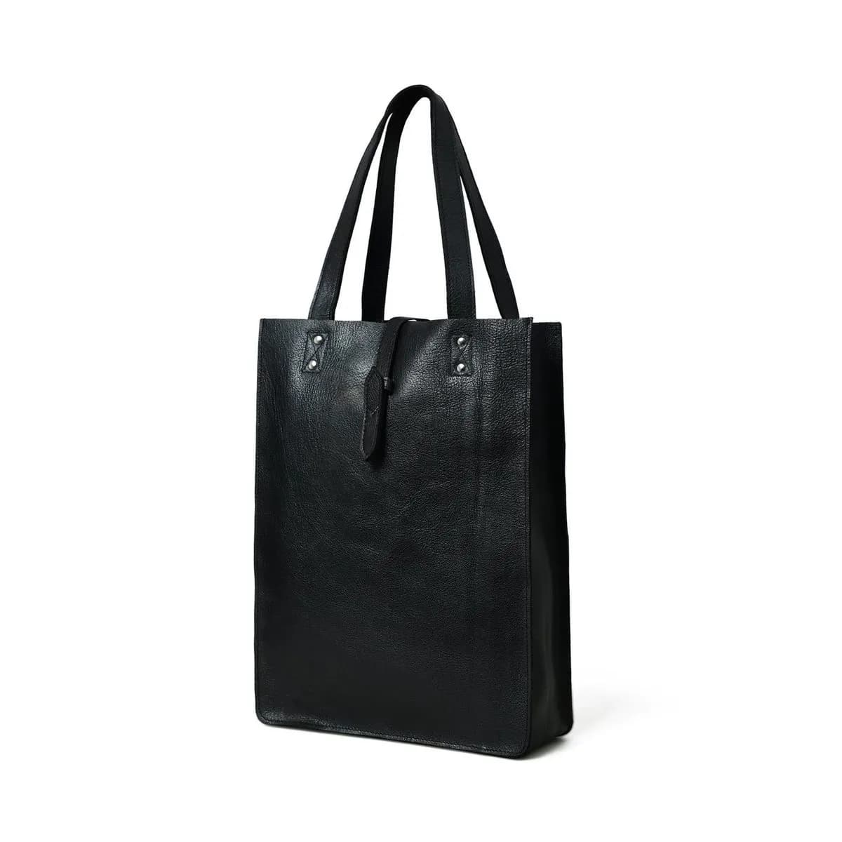Ebony Elegance Leather Tote thumbnail 3
